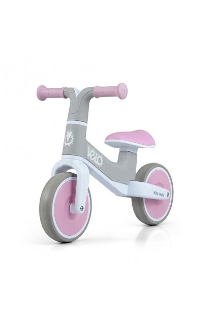 Detský balančný bicykel Milly Mally Velo Pink