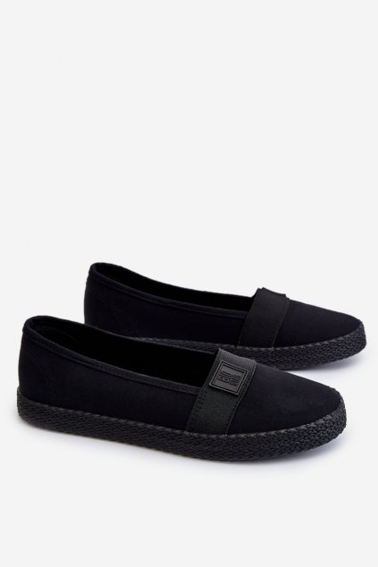 Dámske čierne tenisky na nízkom podpätku z textilu kód obuvi TE- CCC -01-LL274200 BLACK: Naše topky dnes