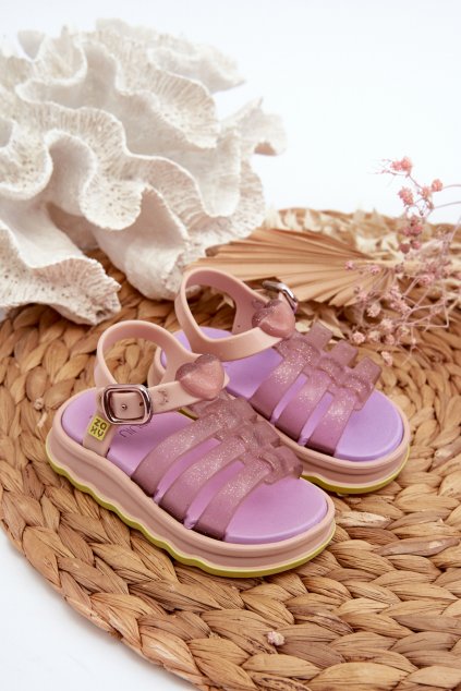 Detské sandále  fialové kód obuvi NN385020