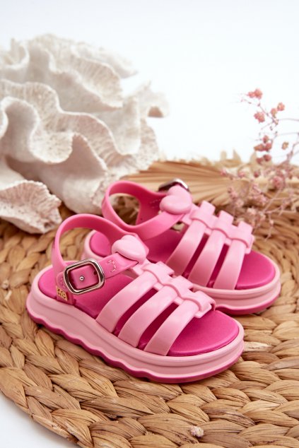 Detské sandále  ružové kód obuvi NN385018