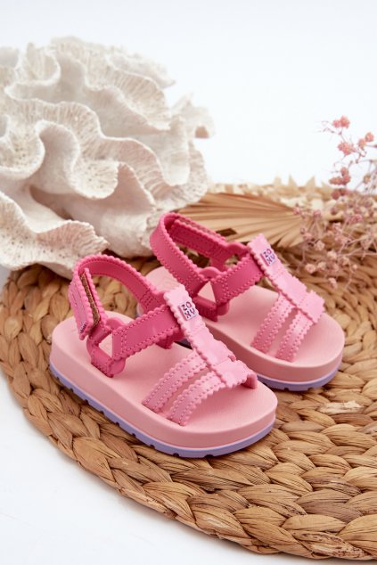 Detské sandále  ružové kód obuvi LL385027