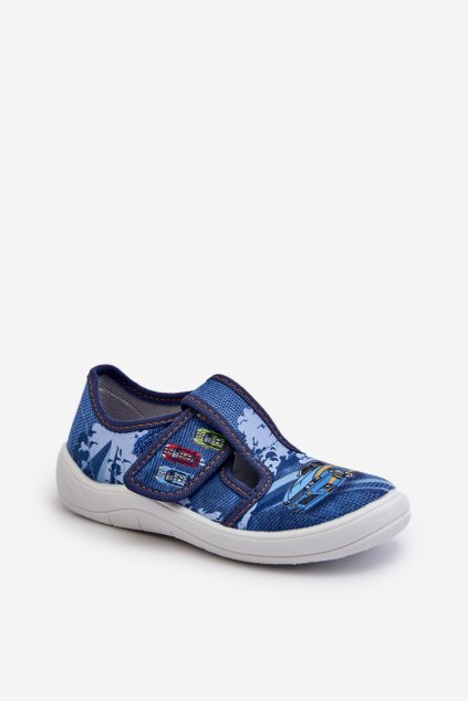 Detské šľapky  niebieski kód obuvi 911X022 BLUE