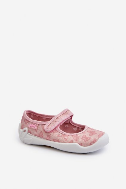 Detské šľapky  ružové kód obuvi 114X526 PINK