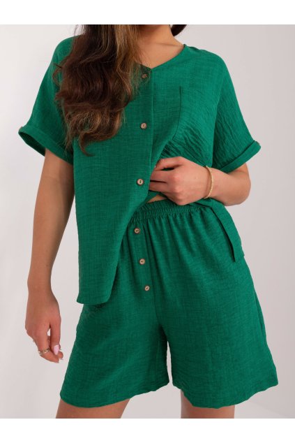 Dámske Komplet farba Tmavo-zelená kód LK-KMPL-509713.03X