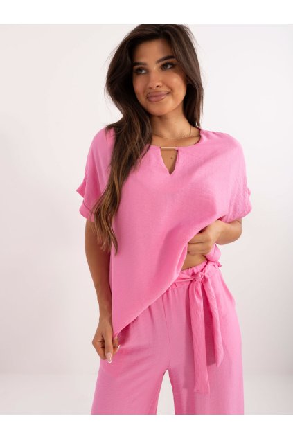 Dámske Komplet farba Ružová kód DHJ-KMPL-3301.63 (Farba Ružová, Veľkosť ONE SIZE)