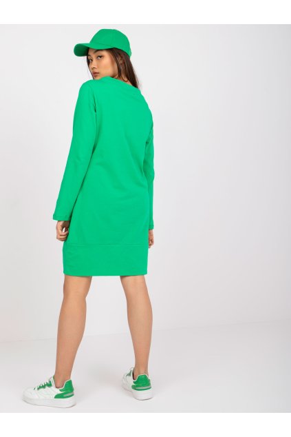 Dámske zelene šaty športove kód produktu RV-SK-6067.15X