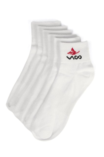 Biele dámske ponožky Vico, 3-balenie, kód produktu V001W-3PAK