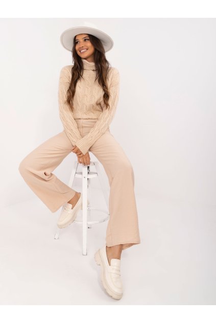 Dámske Nohavice farba Béžová kód LK-SP-509721.14X