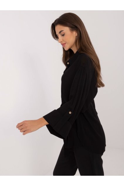 Dámske Košeľa farba Čierna kód LK-KS-509698.79