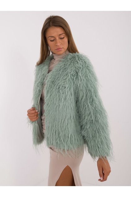 Dámska Bunda farba Pistáciová kód AT-KR-2359.96P (Farba Pistáciová, Veľkosť S/M)