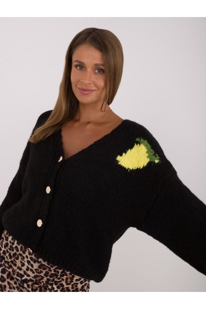 Dámsky sveter farba Čierna kód MI-SW-2108.92