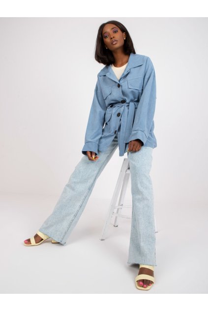 Dámsky kabát farba tmavo-modrá kód EM-PL-5422.22P : na temu obdobie Jeseň / zima