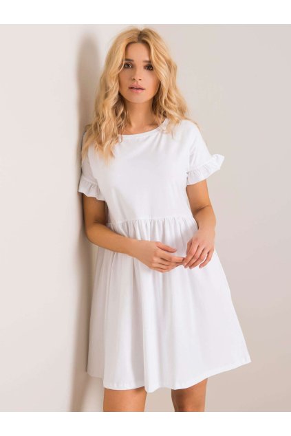 Dámske biele šaty letne kód produktu RV-SK-5576.04
