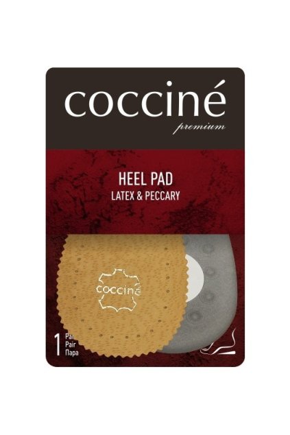 Coccine latex heel pad pekari beige / HEEL PAD LATEX & PECCARY (Veľkosť S)