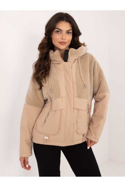 Dámska Bunda farba Hnedá camel kód MBM-KR-AJ218.42