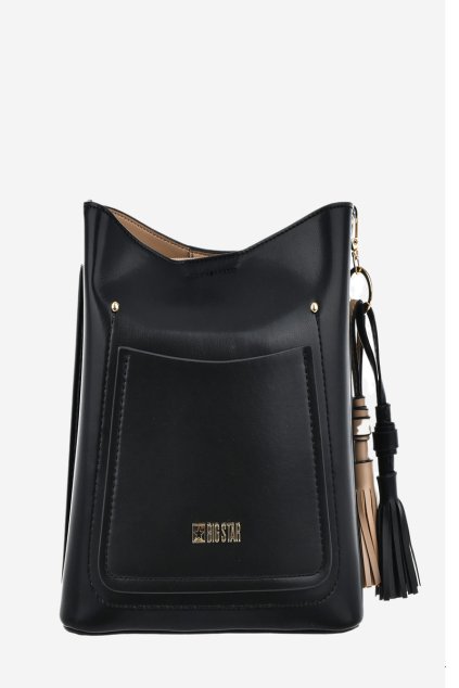 Malá taška z eco kože big star oo574139 čierne / (Veľkosť Uni)