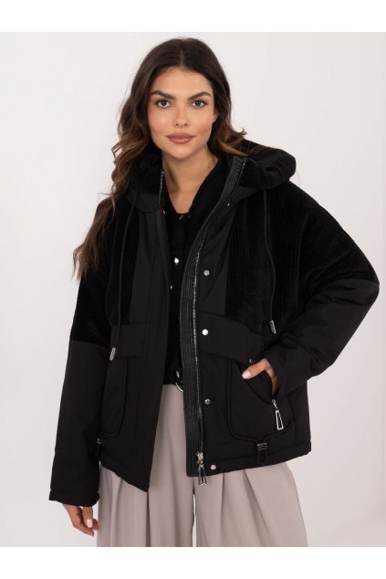 Dámska Bunda farba Čierna kód MBM-KR-AJ218.42