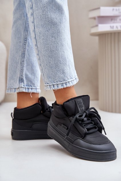 Dámske snehule big star oo274a530 čierne / (Veľkosť 36)