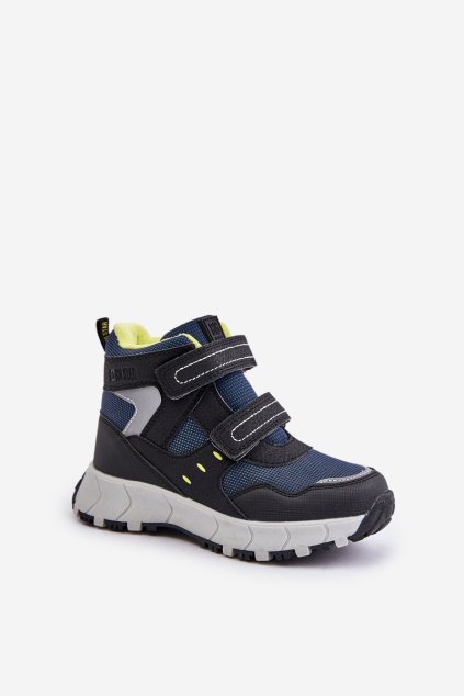 Zateplené snehule Detské big star oo374130 tmavo modré / (Veľkosť 30)