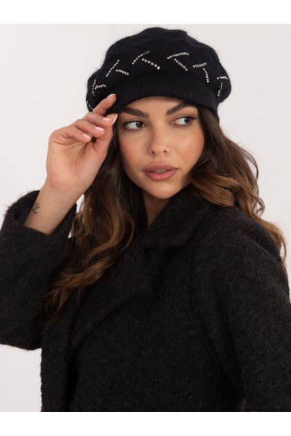 Dámske Čiapka farba Čierna kód AT-CZ-BF-38722-7.55 (Farba Čierna, Veľkosť ONE SIZE)
