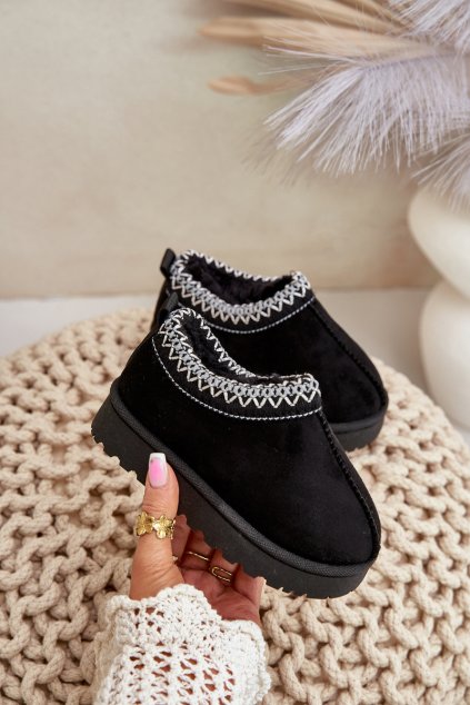 Sněhové Boty Dětské Na Platformě Zateplené Kožíškem Camel Vilabria (Veľkosť 19)