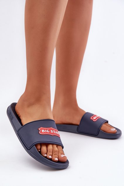 Dámske papuče big star oo274039 tmavo modré / (Veľkosť 36)