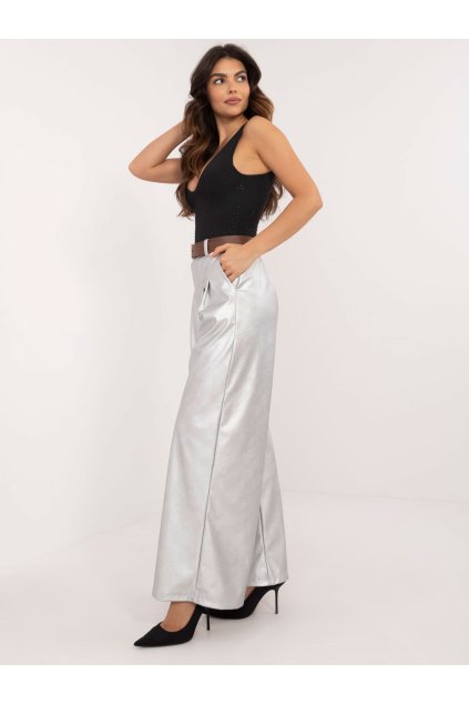 Dámske Nohavice farba Strieborná kód DHJ-SP-19899.22X