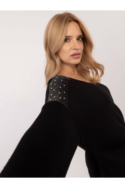 Dámsky sveter farba Čierna kód DHJ-SW-17690.21