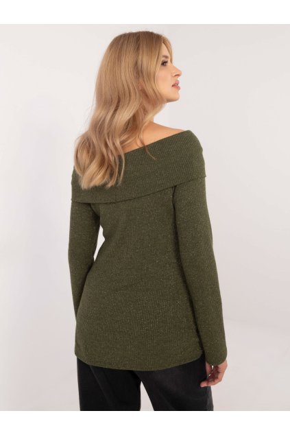 Dámsky sveter farba Khaki kód DHJ-SW-A2449.33
