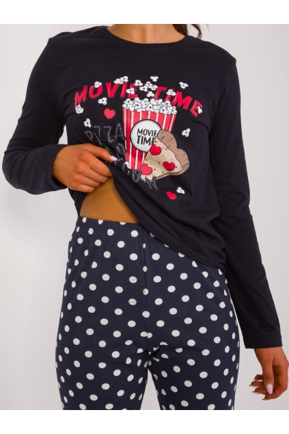 Dámske pyžamo z bavlny a polyesteru, kód CLM-PI-90176/2647.33X