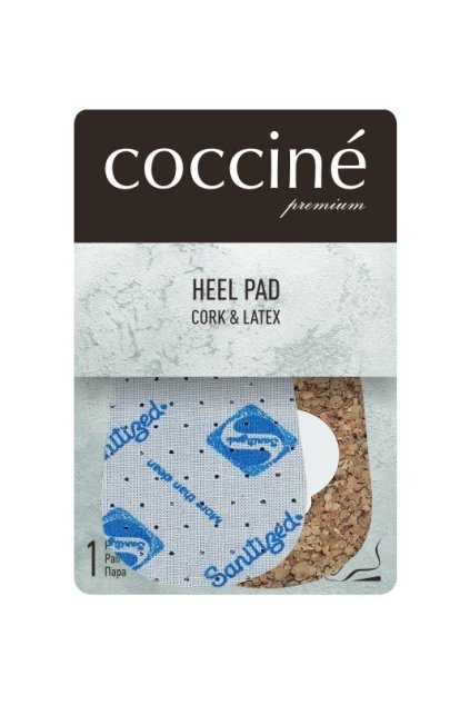 Podložka coccine heel pad cork & latex / HEEL PAD CORK&LATEX (Veľkosť L)