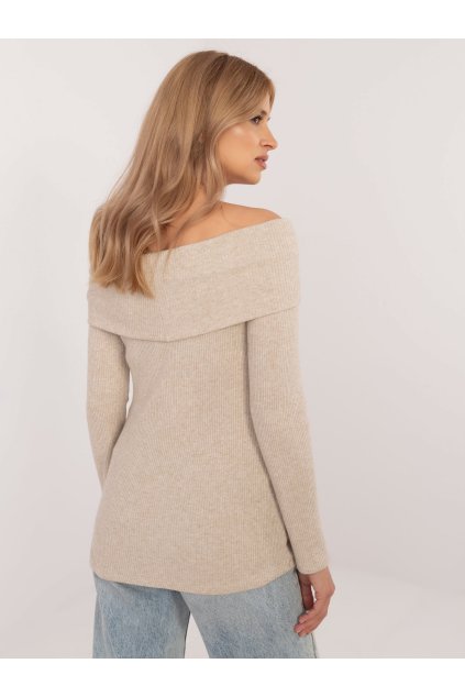 Dámsky sveter farba Béžová kód DHJ-SW-A2449.33