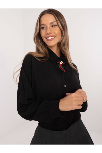 Dámske Košeľa farba Čierna kód MI-KS-61523.60P