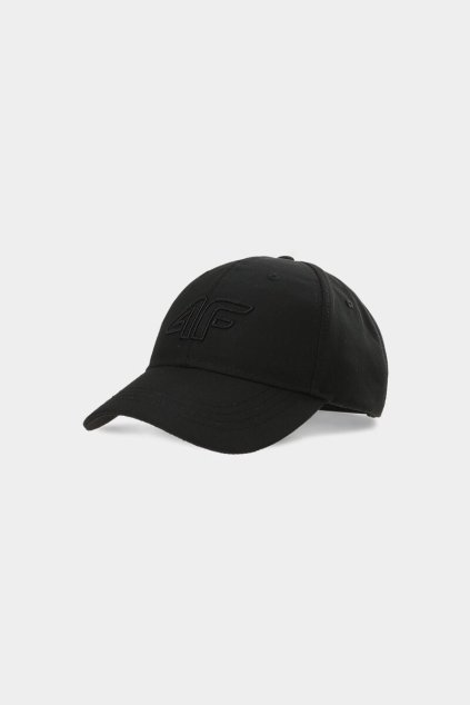 Kšiltovka 4F STRAPBACK Unisex čierna 4FWAW24ACABU314-20S