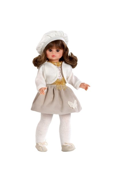 Béžová detská bábika-dievčatko Berbesa Roberta, 40 cm, kód 33062