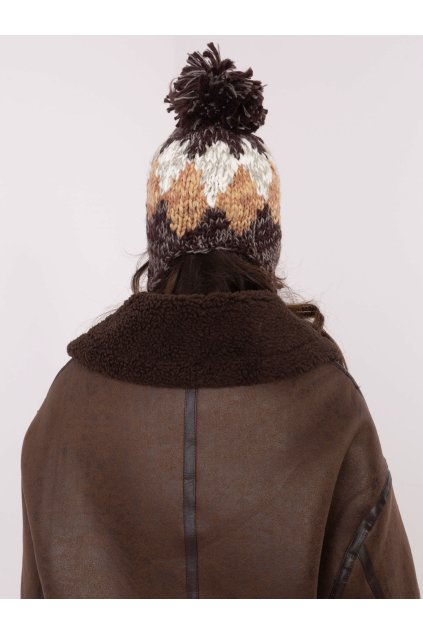 Dámske Čiapka farba Hnedá kód AT-CZ-CHA9213.91 (Farba Hnedá, Veľkosť ONE SIZE)