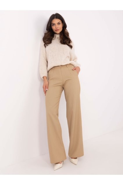 Dámske Nohavice farba Hnedá camel kód LK-SP-509758.06