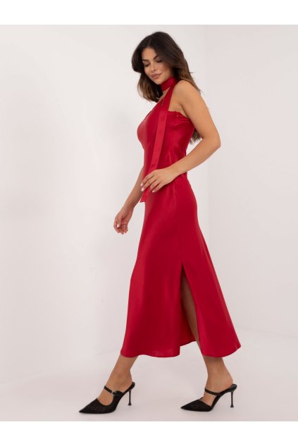 Dámske tmavo-červene šaty večerné kód produktu LK-SK-509715.51