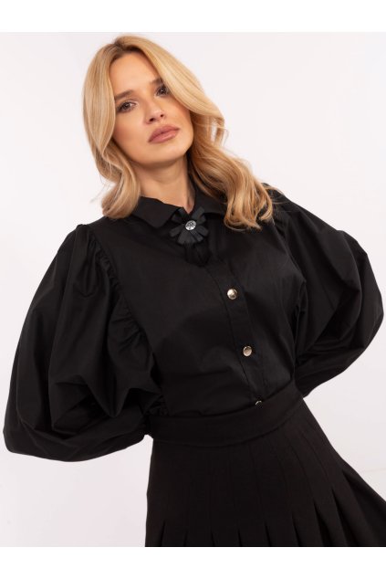 Dámske Košeľa farba Čierna kód MI-KS-C233.70