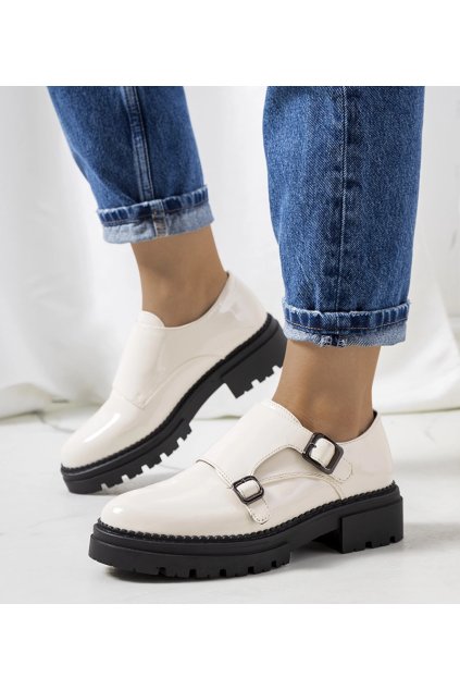 Dámske poltopánky hnedé kód 210007BE-LA - GM 210007BE-LA Béžové 38 - GM (Veľkosť 40)