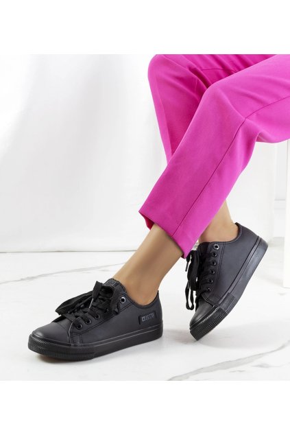 Čierne tenisky Big Star KK274011 KK274011 BLACK 38 - GM (Veľkosť 38)
