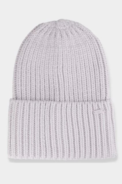 Zimní čepice 4F s přídavkem recyklovaných materiálů 4FAW23ACAPF294-52S fialové (Veľkosť M)