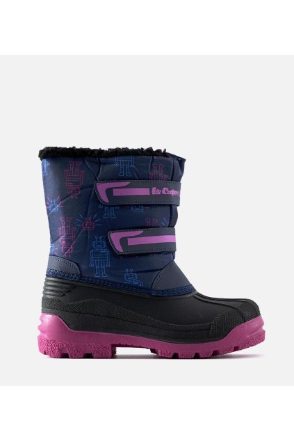 modré zimná obuv Lee Cooper LCJ-23-44-2007K LCJ-23-44-2007K NAVY/FUCHSIA 28 - GM (Veľkosť 28)