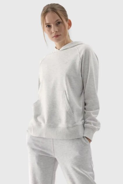 Dámská Mikina S Kapucí Nepochopitelná 4F Šedá 4FWMM00TSWSF1468-83S 27M (Veľkosť 2XL)