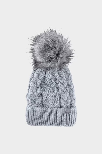 Dívčí zimní čepice 4F modré 4FJWAW24ACAPF421-34S (Veľkosť UNI)