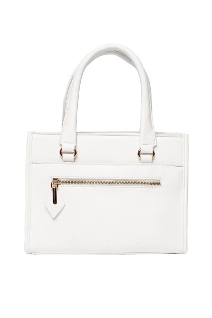 Biele dámska kabelka Shelvt kod CCC -1- TOR-HL5023P-W (Veľkosť one size)