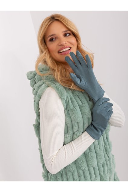 Dámske Rukavice farba Metová kód AT-RK-2370.99 (Farba Metová, Veľkosť S/M)