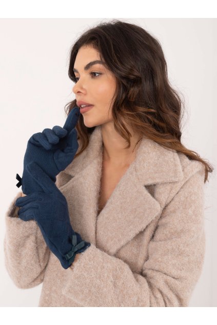 Dámske Rukavice farba Morská kód AT-RK-239301.10X (Farba Morská, Veľkosť S/M)