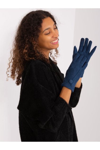 Dámske Rukavice farba Morská kód AT-RK-239501.10 (Farba Morská, Veľkosť S/M)