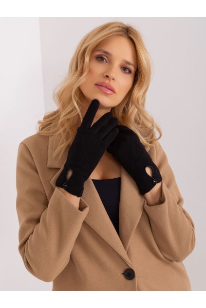 Dámske Rukavice farba Čierna kód AT-RK-239502.87 (Farba Čierna, Veľkosť S/M)